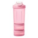 Ver imagem 2 de Garrafa Shaker 3 em 1 Performance Rosa 650ml - Lyor