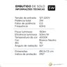 Balizador Solo Spot Embutir Blindado Inox Led 4000k 3w Ip67 - 5
