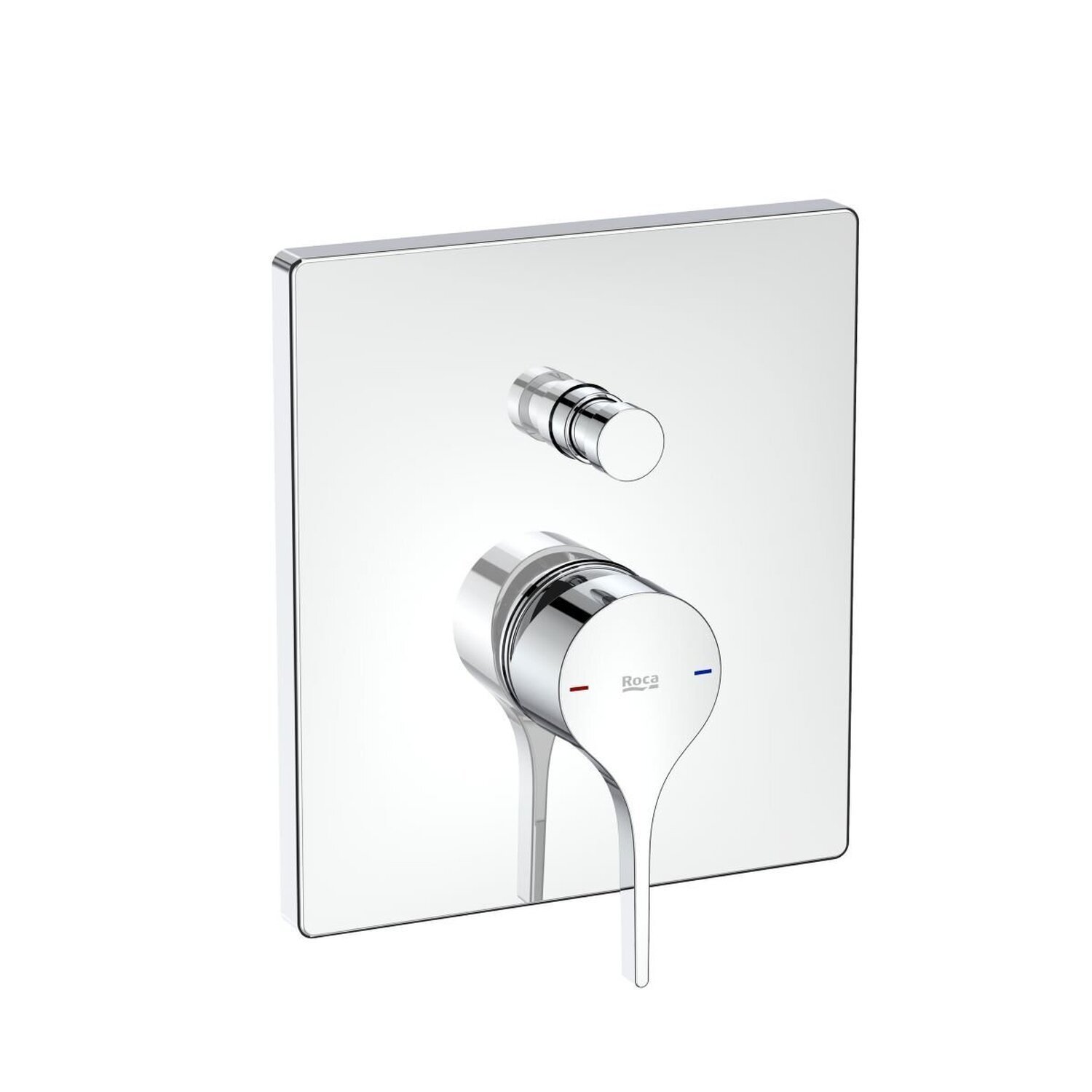 Acabamento para Monocomando de Banheira e Chuveiro para Box Insígnia com Desviador - 1