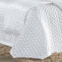 Ver imagem 4 de Kit Cobre Leito Fascínio Super King Cetim c/ Tule de Pérola 10 Peças - Branco