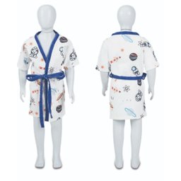Roupão de Banho Infantil de 4 a 10 Anos Astronauta - M - 6 a 8 anos - 1