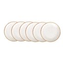 Ver imagem 1 de Kit Prato Raso Tramontina Rústico Marrom em Porcelana Decorada 28 cm 6pçs Tramontina