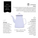 Ver imagem 2 de Bule Retrô 1700ml Mimo Style:Branco