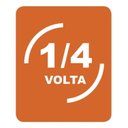 Ver imagem 3 de Kit Bases para Registro de Pressão 1416 3/4 Acionamento 1/4 de Volta Meber Metais