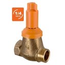 Ver imagem 1 de Kit Bases para Registro de Pressão 1416 3/4 Acionamento 1/4 de Volta Meber Metais Amarelo/Gold