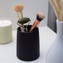 Ver imagem 2 de Porta Objetos de Cerâmica Listrado Preto - Oikos