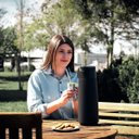 Ver imagem 3 de Garrafa Térmica 1,8l Tramontina Exata Café Chá Bomba de Apertar Preto:preto