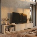 Ver imagem 2 de Rack Extensível para TV até 75 Polegadas 300x56cm Aruá CabeCasa MadeiraOriginals
