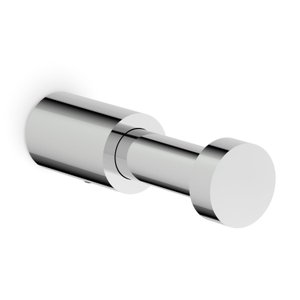 Cabide Flow Cromado Design Redondo Moderno