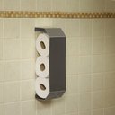 Ver imagem 1 de Suporte para 3 rolos de papel higiênico de Parede em Inox