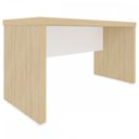 Ver imagem 3 de Mesa para Escritório Tamburato Carvalho/branco - Artany Móveis