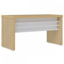 Ver imagem 3 de Mesa para Escritório Tamburato Carvalho/branco - Artany Móveis