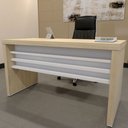 Ver imagem 1 de Mesa para Escritório Tamburato Carvalho/branco - Artany Móveis