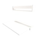 Ver mais imagens de Conjunto de Mesa Dobrável e Prateleira para Home Office ou Escritório 60cm Branco