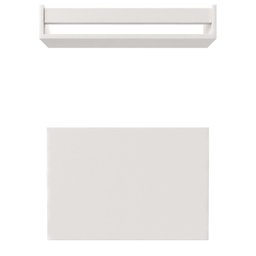 Conjunto de Mesa Dobrável e Prateleira para Home Office ou Escritório - 4