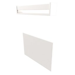 Conjunto de Mesa Dobrável e Prateleira para Home Office ou Escritório - 7