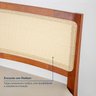 Kit 4 Banquetas com Encosto e Apoio para Pés Tiê CabeCasa MadeiraMadeira - 5