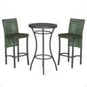 Ver imagem 1 de Mesa Bistro e 2 Banquetas Roma Preta Corda Náutica 13 Trama Original