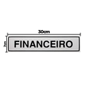 Ver imagem 2 de Combo 6 Placas De Sinalização Financeiro 30x7 Acesso - B-507 F9e