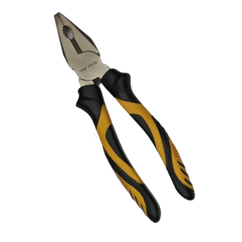 Alicate Universal Niquelado 8" 200mm Aço Carbono Ferramenta Profissional Multiuso Cabo Emborrachado