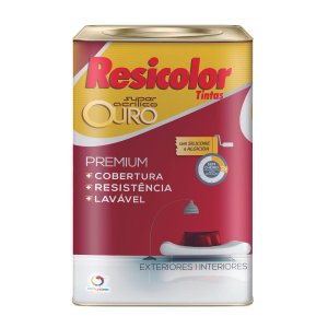 Tinta Acrílica Ouro Camurça Fosco 18l | Resicolor Tintas