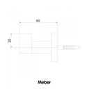 Ver imagem 2 de Kit 2 Cabides para Toalha Quadra Meber Metais