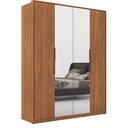 Ver imagem 2 de Guarda Roupa Casal Atore 4 Portas com 2 Portas em Espelho Demartez