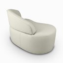 Ver imagem 5 de Mini Sofá Aurea Orgânico 2 Lugares Curvo Design Elegante Corino
