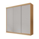 Ver mais imagens de Guarda-roupa Casal 3 Portas de Correr Ripadas Samambaia CabeCasa MadeiraOriginals
