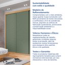 Ver imagem 7 de Guarda-roupa Casal 3 Portas de Correr Ripadas Samambaia CabeCasa MadeiraOriginals