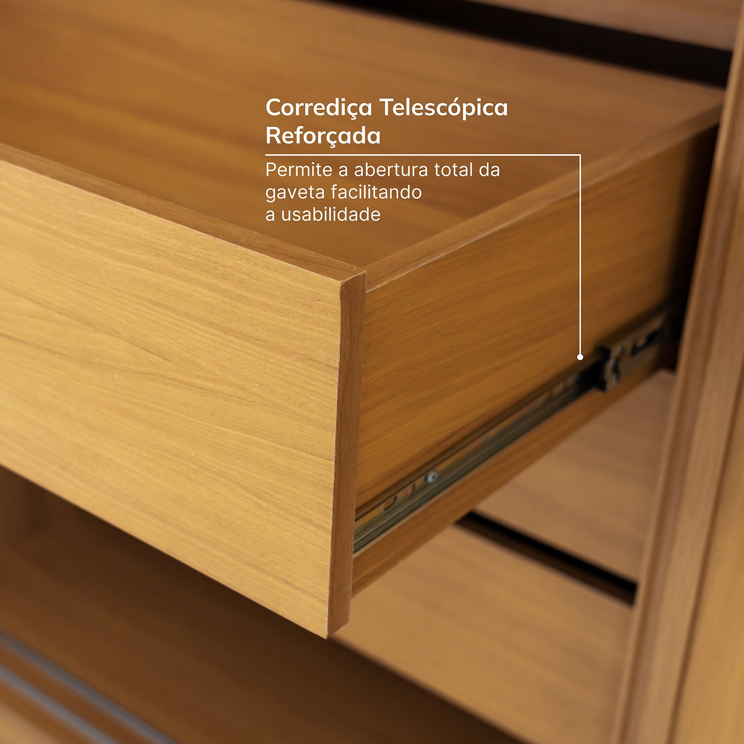 Guarda-roupa Casal 3 Portas de Correr Ripadas Samambaia Cabecasa Madeiramadeira - 5