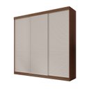 Ver mais imagens de Guarda-roupa Casal 3 Portas de Correr Ripadas Samambaia CabeCasa MadeiraOriginals