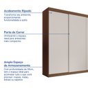 Ver imagem 3 de Guarda-roupa Casal 3 Portas de Correr Lisas Samambaia CabeCasa MadeiraOriginals