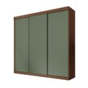 Ver mais imagens de Guarda-roupa Casal 3 Portas de Correr Lisas Samambaia CabeCasa MadeiraOriginals