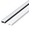 Perfil de Led Reforçado Sobrepor 17x7mm 3m para Fita de Led Pasilux:preto - 1