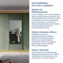 Ver imagem 7 de Guarda-Roupa Casal 3 Portas de Correr 1 Porta com Espelho Samambaia CabeCasa MadeiraOriginals Marrom/Carvalho/Verde