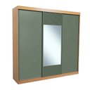 Ver mais imagens de Guarda-roupa Casal 3 Portas de Correr 1 Porta com Espelho Samambaia CabeCasa MadeiraOriginals