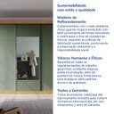 Ver imagem 7 de Guarda-roupa Casal 3 Portas de Correr 1 Porta com Espelho Samambaia CabeCasa MadeiraOriginals