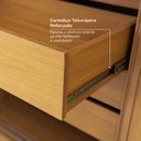 Ver imagem 5 de Guarda-roupa Casal 3 Portas de Correr 1 Porta com Espelho Samambaia CabeCasa MadeiraOriginals