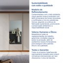 Ver imagem 7 de Guarda-roupa Casal 3 Portas de Correr 1 Porta com Espelho Samambaia CabeCasa MadeiraOriginals