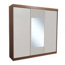 Ver mais imagens de Guarda-roupa Casal 3 Portas de Correr 1 Porta com Espelho Samambaia CabeCasa MadeiraOriginals