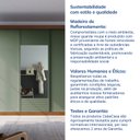 Ver imagem 7 de Guarda-roupa Casal 3 Portas de Correr 1 Porta com Espelho Samambaia CabeCasa MadeiraOriginals