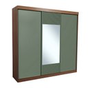 Ver mais imagens de Guarda-roupa Casal 3 Portas de Correr 1 Porta com Espelho Samambaia CabeCasa MadeiraOriginals