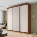 Ver imagem 1 de Guarda-roupa Casal 3 Portas de Correr Samambaia CabeCasa MadeiraOriginals