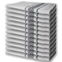 Ver imagem 1 de 12 Panos de Prato Atoalhado Felpudo Preto