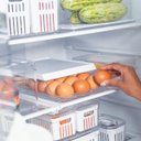 Ver imagem 7 de Porta Ovos de Geladeira Ps Branco 21 Ovos 33x20.5x7.5cm