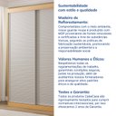 Ver imagem 7 de Guarda-Roupa 2 Portas Ripadas Samambaia CabeCasa MadeiraOriginals