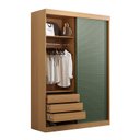 Ver mais imagens de Guarda-Roupa 2 Portas Ripadas Samambaia CabeCasa MadeiraOriginals