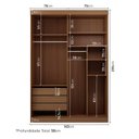 Ver imagem 2 de Guarda-Roupa 2 Portas Ripadas Samambaia CabeCasa MadeiraOriginals