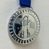 20 Medalhas Vôlei 4,5cm Honra Mérito Participação + Fita Prata - 2